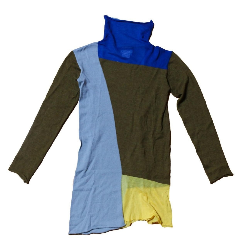 Junya Watanabe Colorblock Turtleneck Sweater